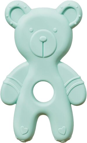 Baby Teething Toys for Babies 0-6 Months, Baby Teethers for Babies 3-6 6-12 Months Silicone Baby Chew Toys Gifts for Must Haves, BPA Free Bear in Saudi Arabia