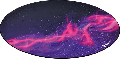 وسادة أرضية لكرسي الألعاب والمكتب من Arozzi مع قبضة مطاطية مضادة للانزلاق لراحة تخفيف الضوضاء وحماية الأرضية - أسود ورمادي in Kuwait