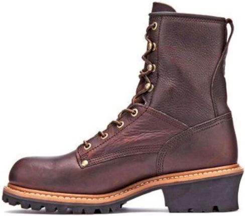 Carolina Women's CA1421 Elm 8Steel Toe Logger بني داكن 7.5 M in Kuwait