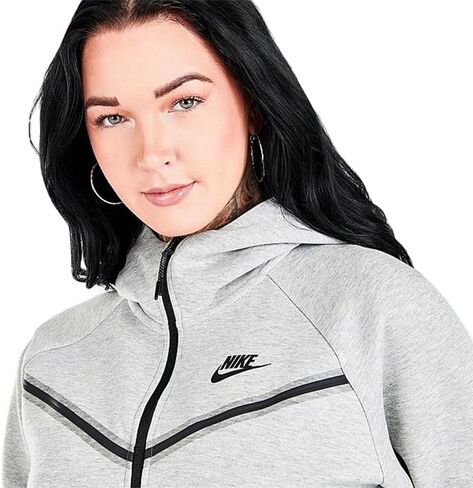 Nike Sportswear Tech Fleece Windrunner Dark Grey Heather/Black 2XL in Saudi Arabia