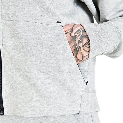 Nike Sportswear Tech Fleece Windrunner Dark Grey Heather/Black 2XL in Saudi Arabia