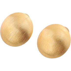 uniAmbo Chic Handmade Golden Stud Earrings - Contemporary & Elegant Jewelry