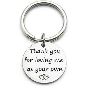 Step Mom Mother Gift, Thank You for Loving Me as Your Own, Mom in Law Gifts Idea for Mothers Day from Husband Daughter Son Kids