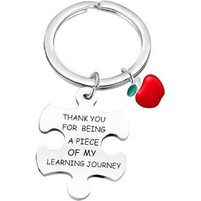Teacher Keyring Teacher Appreciation Gifts Birthday Gift for Teacher Thank You Gift Teacher Keychain from Students