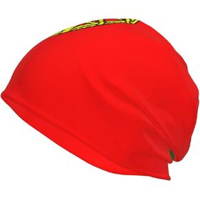 ROSIHODE Cute Flag Skull Beanie Hat for Men Women Knit Winter Hats Warm Soft Stretchy Daily Skull Cap