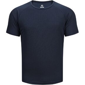Outdoor Ventures Men's Dry Fit T Shirts, Quick Dry Athletic Gym Running Workout Short Sleeve Tee Shirts for Men
