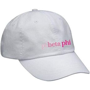 Go Greek Chic Pi Beta Phi Sorority Baseball Cap - Pink Gradient