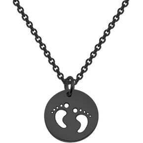 Baby Feet Necklace New Mom Necklace Newborn Mother Necklace Jewelry Gift