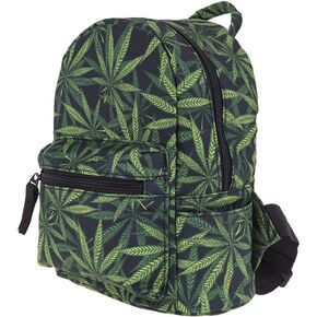 420 Leaf Backpack Casual Daypack Shoulder Bag Rucksack