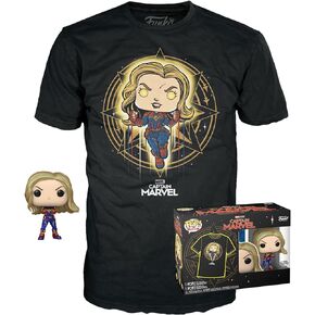 Funko Pop! Pop and Tee: Marvel - Captain Marvel XL