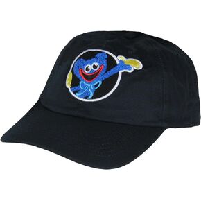 Culture Fly Poppy Playtime Huggy Welcome Adjustable OSFM Dad Hat Cap for Men and Women Black
