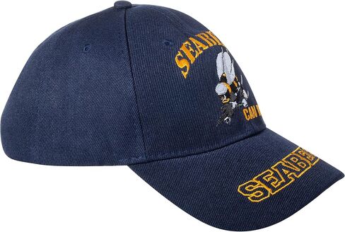Artisan Owl United States Navy Seabees Can Do Embroidered Navy Blue Baseball Cap in Saudi Arabia