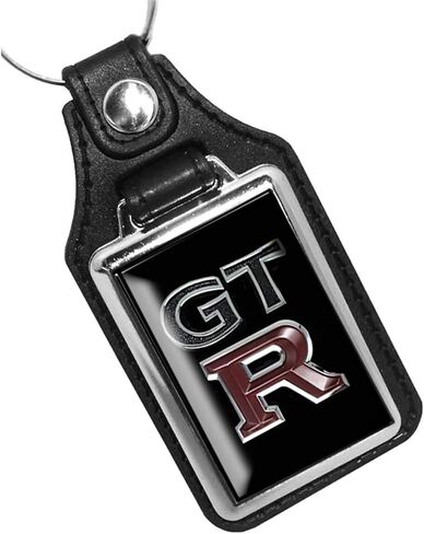 سلسلة مفاتيح بتصميم شعار نيسان سكاي لاين جي تي ار من الستينيات، حلقة مفاتيح للرجال والنساء شديدة التحمل للرجال والنساء، اسود، S in Kuwait