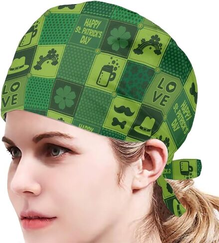 JEOCODY Men Women Cap Working Hat One Size Waterproof Adjustable Tie Back Cap with Sweatband, Breathable Work Cap in Kuwait