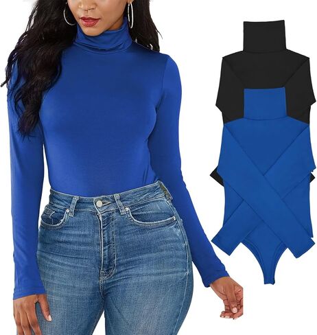 المرأة 2 قطعة داخلية الياقة المدورة ملابس داخلية البطن التحكم كم طويل قميص يوتار in Kuwait