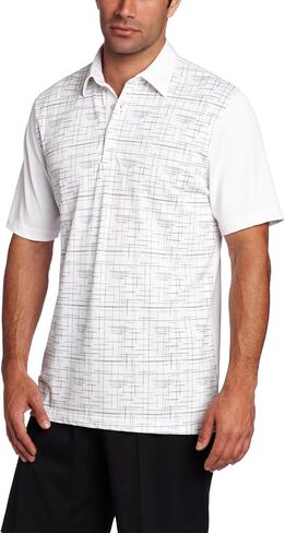 Greg Norman Collection Men's Tonal Print Pique in Saudi Arabia