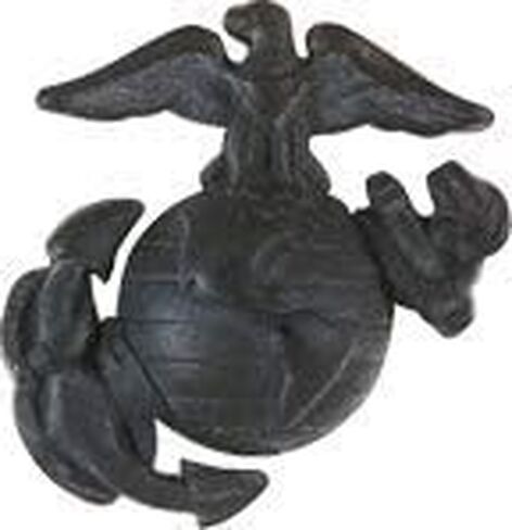 Marine Corps Globe and Anchor Cap Device Black Enlisted in Saudi Arabia
