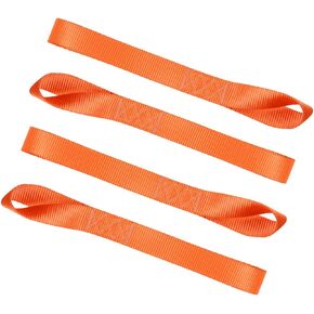 Soft Loop Tie Down Straps (8 Pack) 1800Lbs Load Capacity, 4800Lbs Breaking Strength Heavy Duty Tie Down Loops for Securing ATV UTV Motorcycles Scooters Dirt Bikes Lawn Garden Equipment