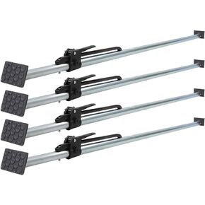 DC Cargo Heavy-Duty Adjustable Load Lock Bars for Trailers | Pack of 4 | Truck Cargo Bars | Load Bars for Enclosed Vans and Reefers | 89-104 Inches Long Steel Ratcheting Cargo Bar