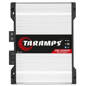 Taramps HD 2000 2 Ohms 1 Channel 2000 Watts RMS MAX Full Range Car Audio, Monoblock, LED Monitor Indicator, Class D Amplifier, Crossover, White 2k amp