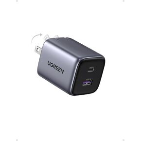 UGREEN 35W USB C Charger, Nexode 2-Ports GaN Foldable PPS Compact Fast Wall Charger Block for iPhone 15 Pro Max/14/13, Galaxy S24 Ultra/S23/Note 20, Pixel 8/7, iPad, MacBook, Steam Deck