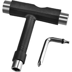 PINESKY Skateboard Tool, T Skate Tool, Universal for Longboard Skateboard and More