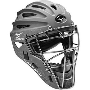 Mizuno Samurai G4 Women's Fastpitch Softball Catcher's Helmet | Grey | Womens | NO Size (0000)