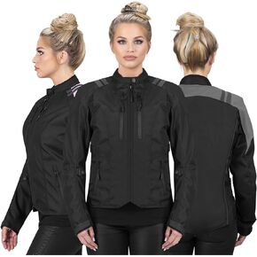 Nomad Motorcycle Jacket for Women, Ironborn Biker Jacket Cruiser Sportsbike Enduro Womens Riding Jacket with Armor Protection