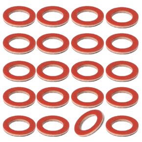 20 Packs 90430-08020 Lower Unit Oil Drain Gaskets for Yamaha 4 Stroke Outboard Motors Gear Case Seals 90430-08003