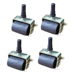 Heavy Duty Bed Frame Wheels Casters Rollers for Bed Frame Socket Sleeve Install with Locking,Set of 4