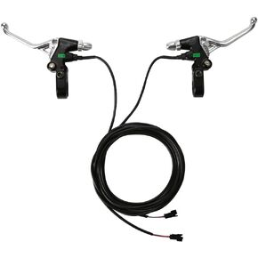 1Pair Bike Brake Handle, Aluminium Alloy Bicycle Cycling Handbrake Lever Grips for Electric Bike Scooter Product Name