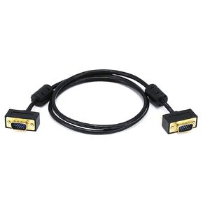 Monoprice 1.5ft Ultra Slim SVGA Super VGA 30/32AWG M/M Monitor Cable w/ ferrites (Gold Plated Connector)