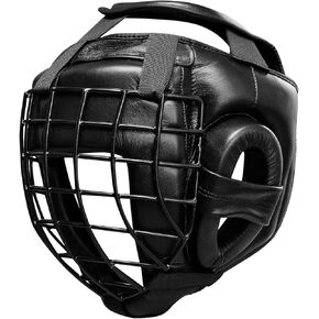 Metal Caged Martial Arts Head Protector