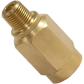 GlowShift Fuel Pressure Snubber Valve Sensor Adapter Compatible with 12-Valve & 24-Valve 5.9L 6.7L Dodge Ram 2500 3500 Cummins Diesel - 1/8-27 NPT Threads - Installs to Fuel Filter Housing