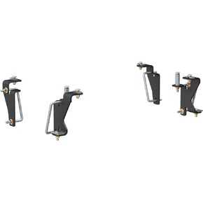 CURT 16420 5th Wheel Installation Brackets, Select Dodge, Ram 1500, 2500, 3500 Black