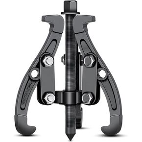 BELOMI 3 Jaw Inner Bearing Puller, Pilot Bearing Gear Puller for Auto with Reversible Jaws, Heavy Duty Gear Extractor Tool for Automotive Wheel, Pulling Kit for Motorcycle Car SUV (3 inch)