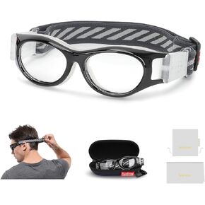 Kids Sport Glasses Basketball Football Goggles Glasses Boys Safety Eyewear Anti Shock Collision Glasses Frame 7-14