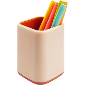 Pen Holder Stand for Desk, Scandinavian Design Desk Organizer Makeup Brush Holder for School, Home, Office (Gray)