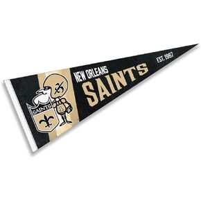 New Orleans Saints Throwback Vintage Retro Pennant Flag