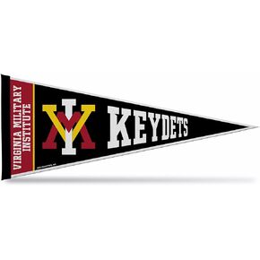 Rico Industries NCAA Exclusive 12" x 30" Felt Wall Décor Pennant - Great for Home/Bed Room/Man Cave Décor