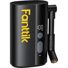 Fanttik X9 Ace Mini Bike Tire Pump, 32s Fast Inflate Bike Pump with Guage, 150PSI Electric Air Pump with Presta and Schrader Valve, Suitable for Road Bike, Mountain Bike, E-Bike, City Bike