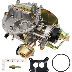 Condgreemee 2 Barrel Carburetor Carb 2100 Carburetor 2150 Carburetor Fits for Ford 289 302 351 Cu Jeep Engine F100 F250 F350 with Electric Choke,Replace Motorcraft/Autolite 2100 2150
