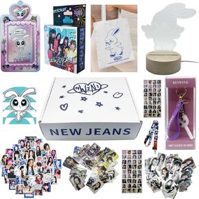 New Jeans Merch Photocards Lightstick Poster Stickers Lomo CardsLED Night Light, New Jeans Photocards, New Jeans Keychain