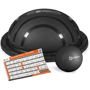 LifePro Half Exercise Ball Trainer - Balance Ball for Exercise - Balance Ball Trainer - Stability Ball for Exercise, Full Body Workout - Half Exercise Ball Balance Trainer for Physical Therapy
