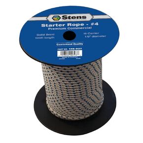 Stens 100' Solid Braid Starter Rope 146-027#4 Solid Braid