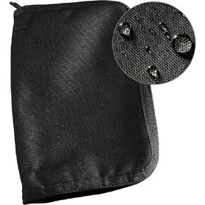 غطاء الكمبيوتر المحمول من قماش CORDURA المقاوم للطقس من Rite In The Rain، مقاس 5.5 بوصة × 8.5 بوصة، غطاء أسود (رقم C980B)