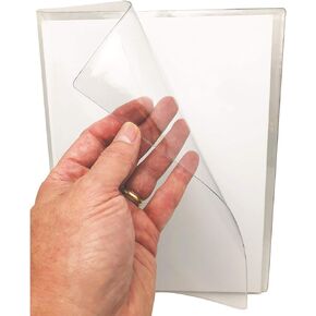 Ashley Productions Smart Poly Clear Book Cover, 6" x 8", ASH10570