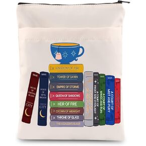 KEYCHIN ACOTAR Novel Inspired Book Sleeve Booktok Bookbestie Gift ACOTAR Novel Series Book Cover Protector for Bookish Bookaholic (Kingdom of BS)