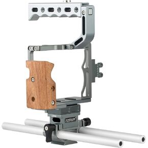 Sevenoak SK-A9C1 Pro Aluminum Camera Cage with Top Handle, Shoe Mount and 15mm Rods - Custom Fit for Sony a7, a7S, a7R, a7 II, a7R II, a7R III, & a9 Mirrorless Cameras in Kuwait