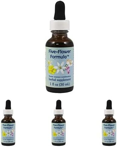 Flower Essence Services, Five-Flower Formula Dropper - 1 oz in Saudi Arabia